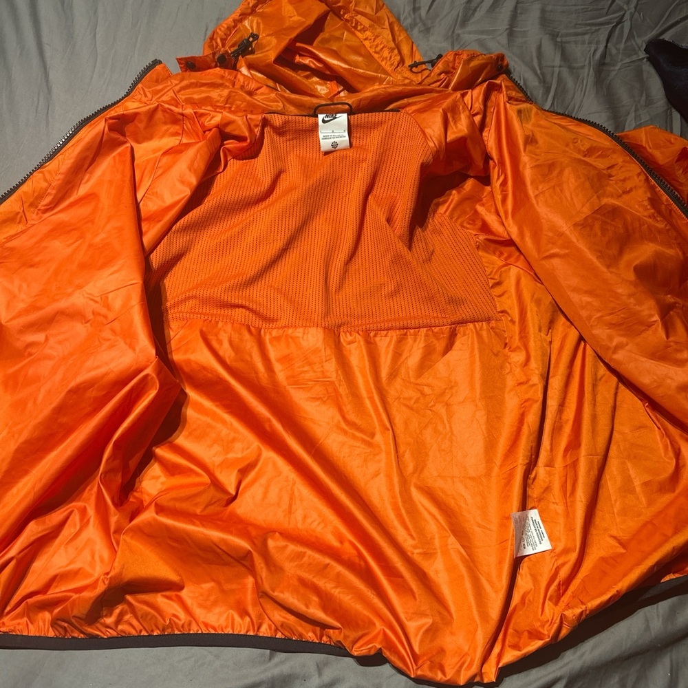 Nike Orange Windbreaker Jacket